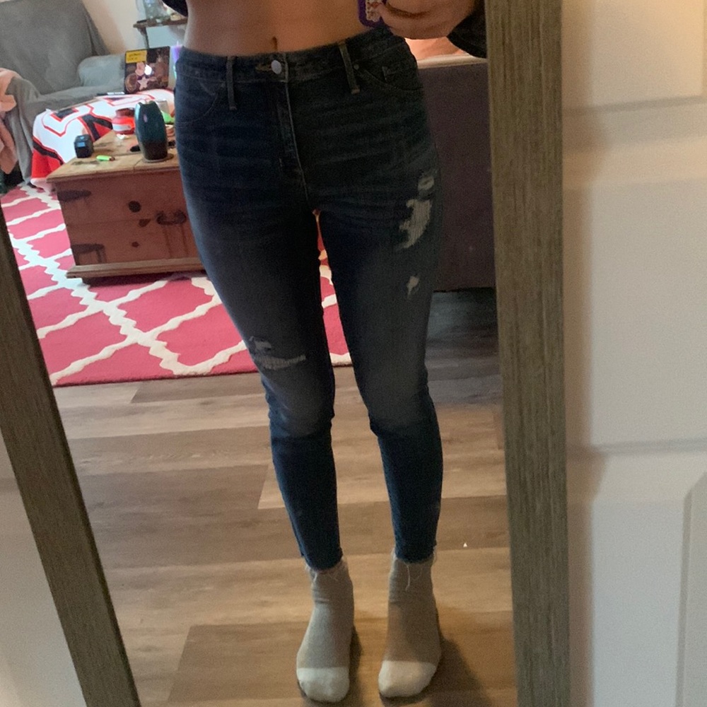 High rise jeggings